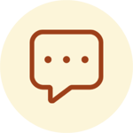 Circle Message Icon